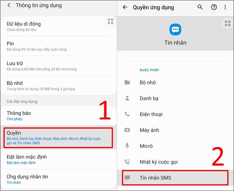 Nhấn nút Cho phép