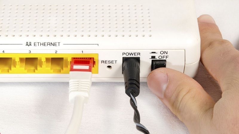 Khởi động lại router và thiết bị Khởi động lại router và thiết bị