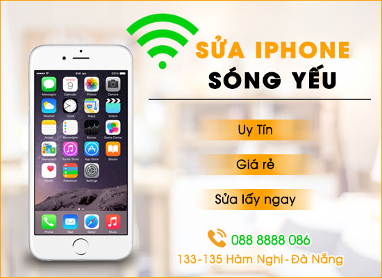 Sửa lỗi Iphone sóng yếu