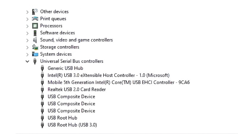 Các bước gỡ và cài đặt lại driver USB trong Device Manager bước 2 Các bước gỡ và cài đặt lại driver USB trong Device Manager bước 2
