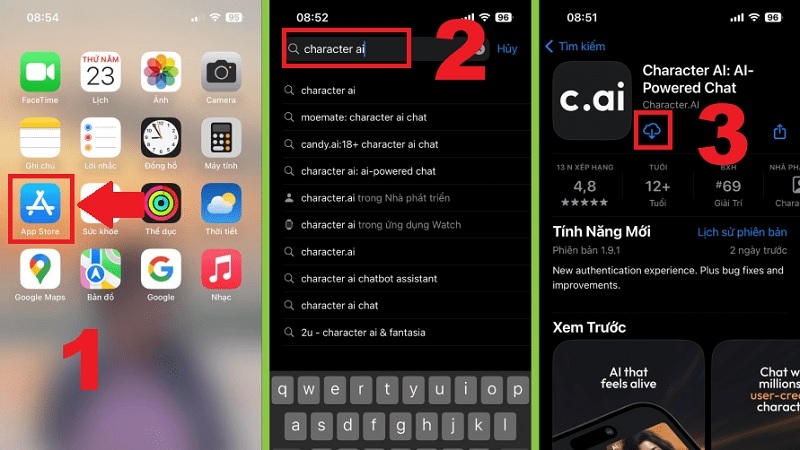 Cách tải Character AI trên điện thoại iPhone (iOS) Cách tải Character AI trên điện thoại iPhone (iOS)