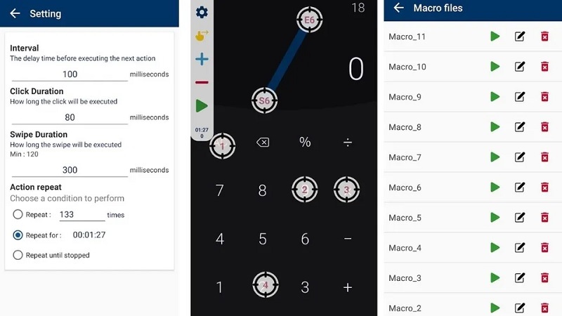 Thiết lập các tham số