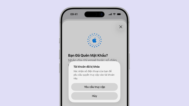 Tài Khoản iCloud Bị Khóa
