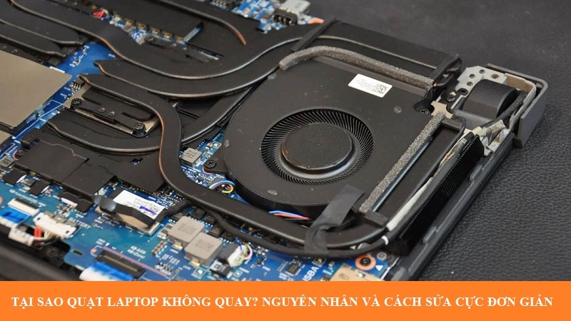 Tại sao quạt laptop không quay? Nguyên nhân và cách sửa cực đơn giản
