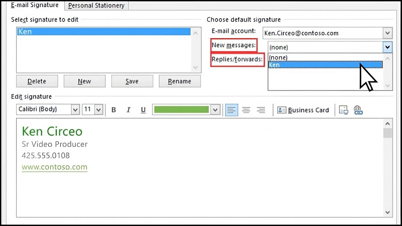 Nhập nội dung chữ ký trong hộp Edit signature Nhập nội dung chữ ký trong hộp Edit signature