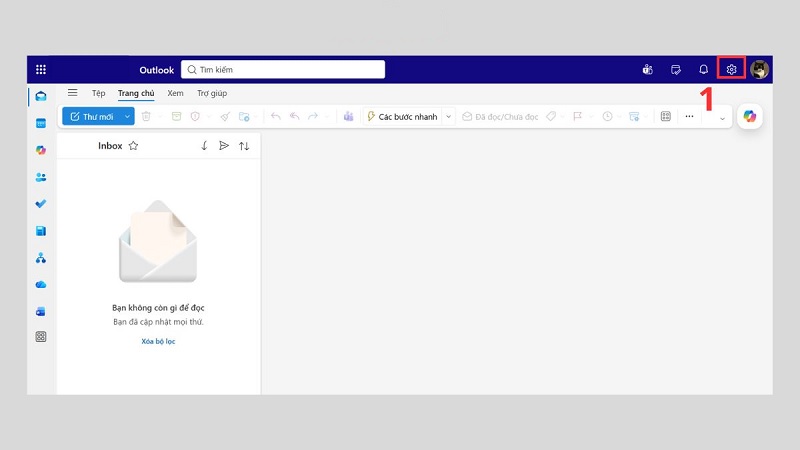 Tạo chữ ký trên Outlook web bước 1 Tạo chữ ký trên Outlook web bước 1