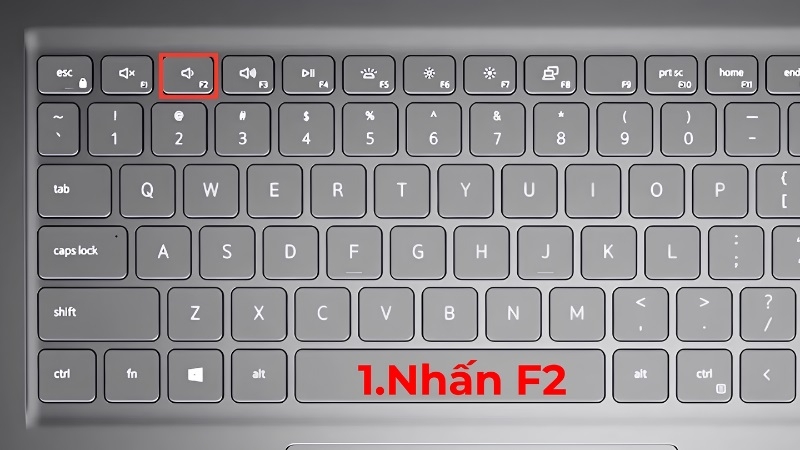 Bật máy và nhấn liên tục phím F2 Bật máy và nhấn liên tục phím F2