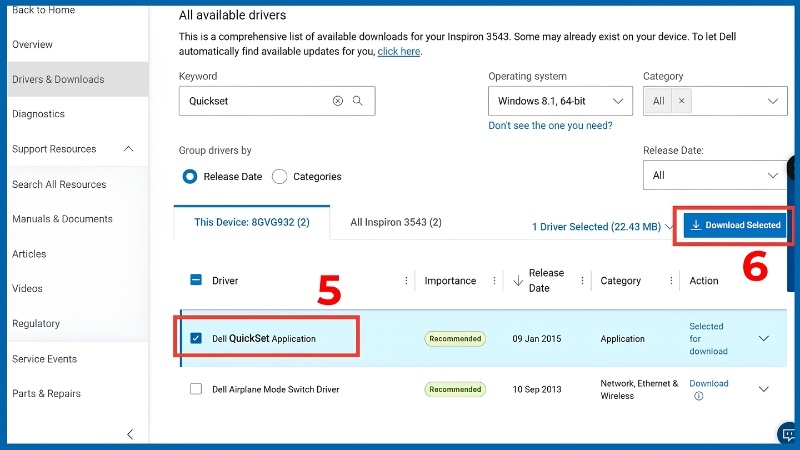 Dùng Dell QuickSet và Windows Mobility Center bước 3 Dùng Dell QuickSet và Windows Mobility Center bước 3