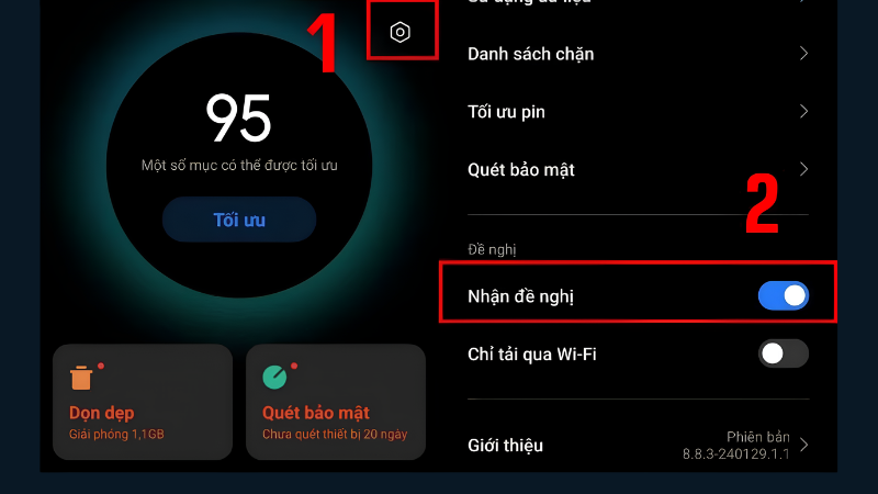 Tắt Quảng Cáo Trong Ứng Dụng Bảo Mật