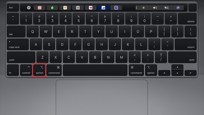 Giữ phím Option và nhấn chuột phải vào biểu tượng ứng dụng trên Dock