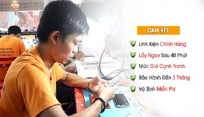 Sửa điện thoại Giá Rẻ 135 Hàm Nghi Đà Nẵng được nhiều khách Review 02