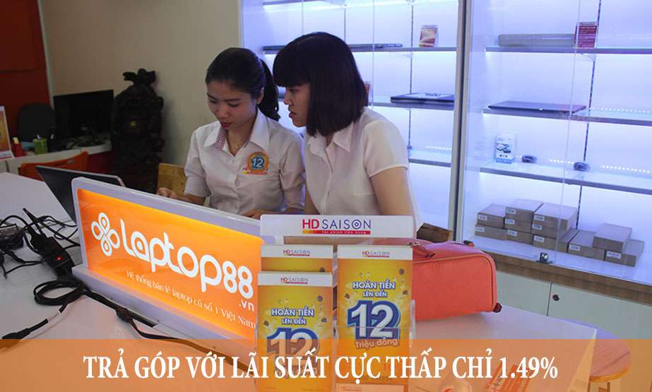 techcare hỗ trợ mua laptop cũ trả góp