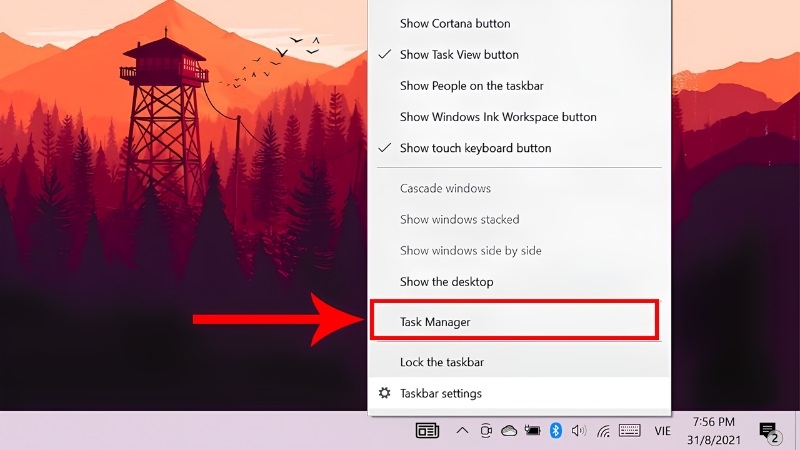 Khởi động lại Windows Explorer trong Task Manager bước 1 Khởi động lại Windows Explorer trong Task Manager bước 1