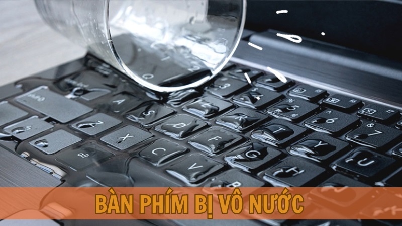 Bàn phím bị vô nước Bàn phím bị vô nước
