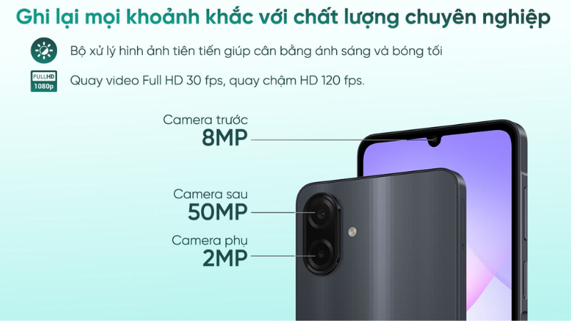 thay camera Samsung galaxy A07 chính hãng