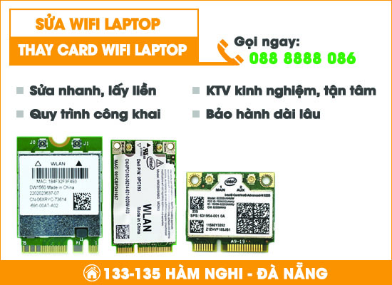 Địa chỉ sửa wifi laptop tại Đà Nẵng uy tín nhanh chóng