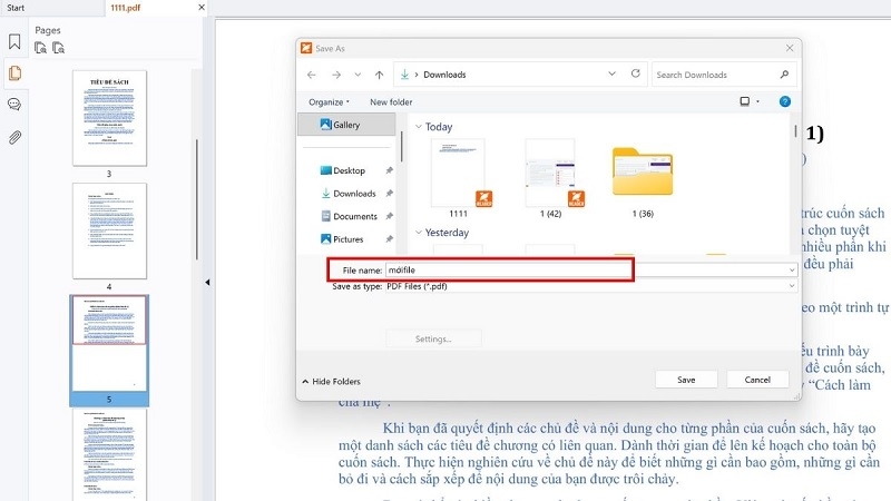 Đặt tên file rõ ràng sau khi chỉnh sửa Đặt tên file rõ ràng sau khi chỉnh sửa