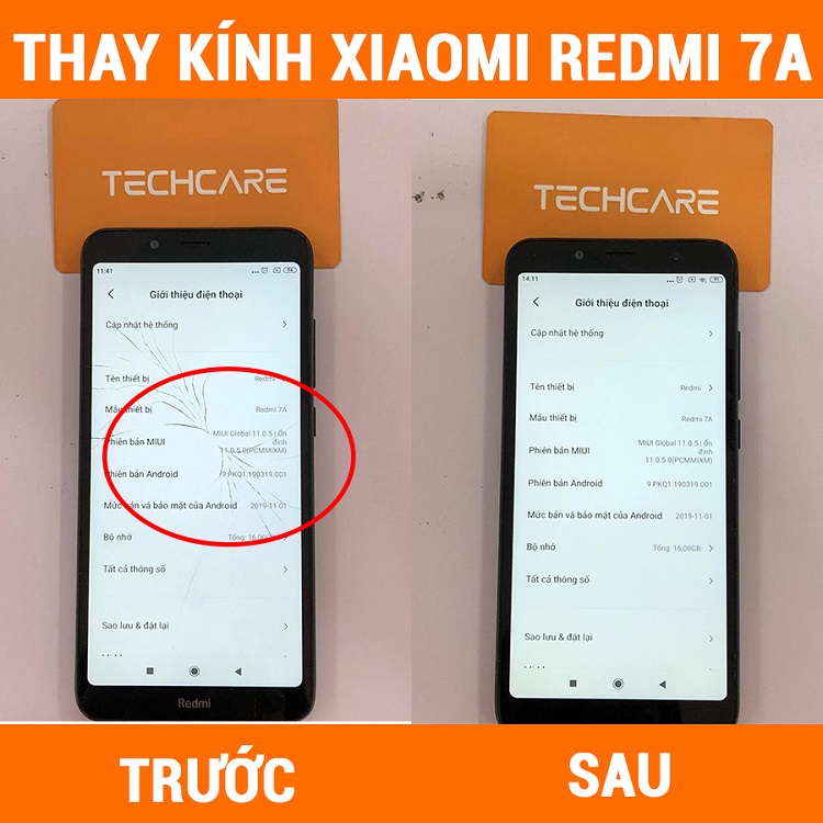 Thay mặt kính Xiaomi Đà Nẵng chính hãng giá rẻ