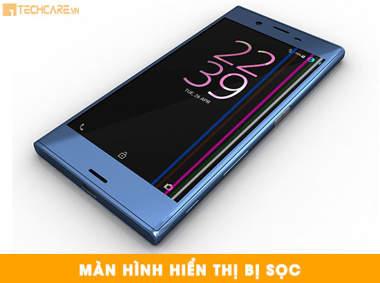 Thay màn hình điện thoại bị sọc