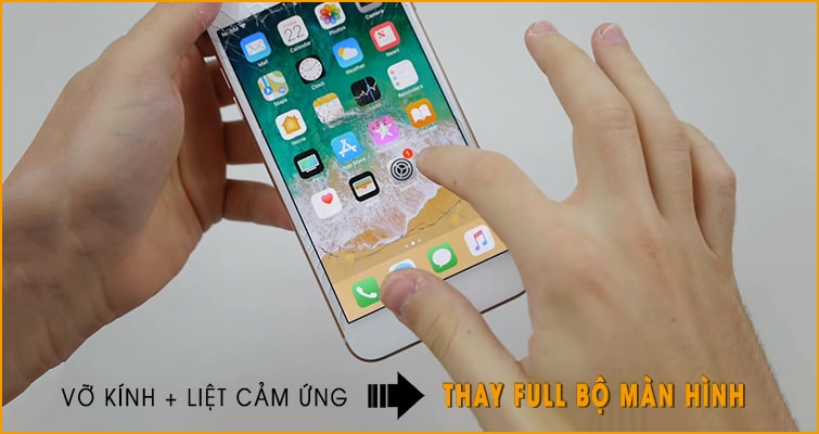 thay màn hình mặt kính iphone 8 tại đà nẵng