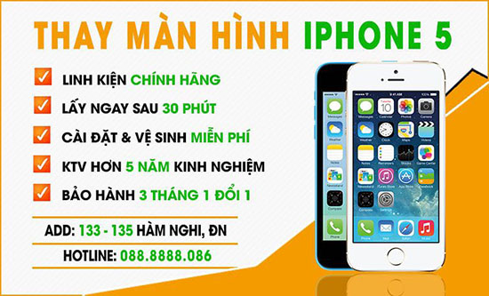 Thay màn hình Iphone chính hãng