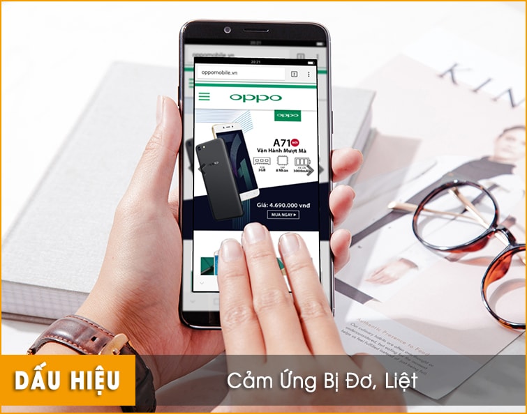 thay màn hình mặt kính oppo f5