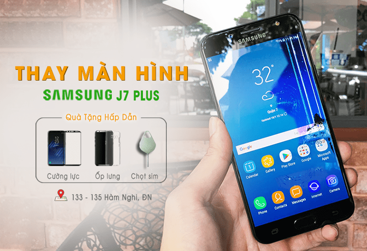 thay màn hình mặt kính samsung galaxy j7 plus 