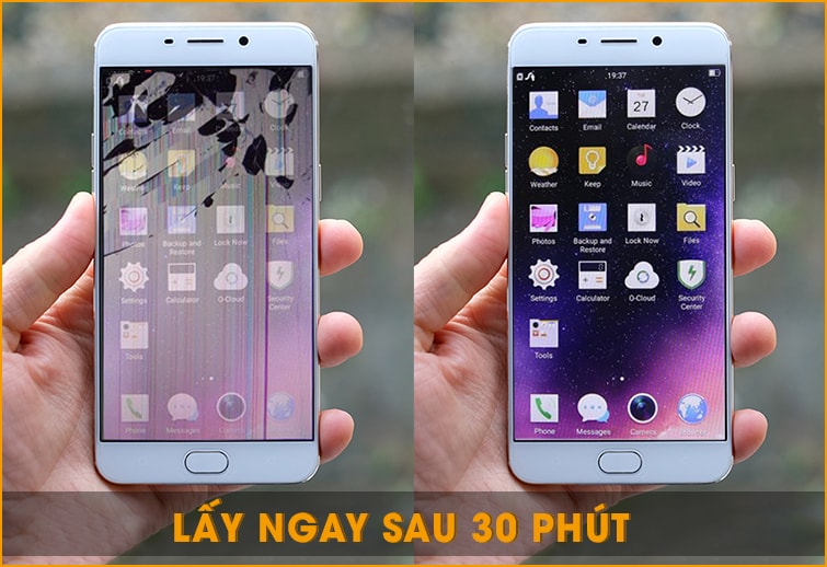 thay màn hình oppo f1 plus
