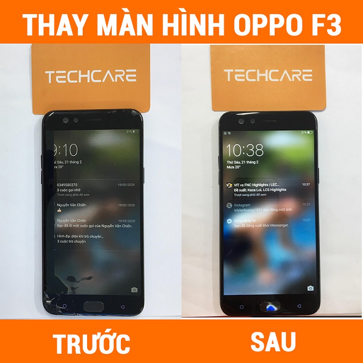 Ưu đãi  khi thay màn hình OPPO Đà Nẵng tại Techcare