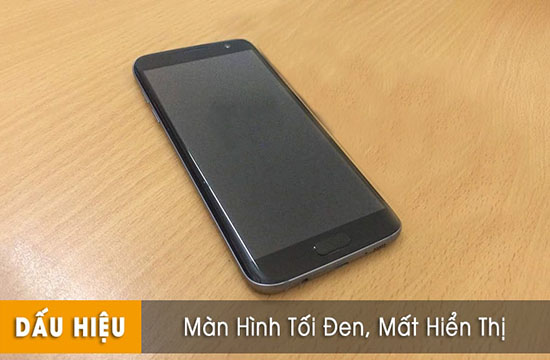 Thay màn hình Samsung s7 edge bị tối đen