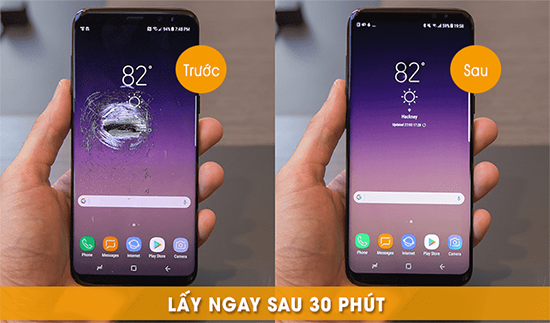 Thay màn hình Samsung s8 lấy liền