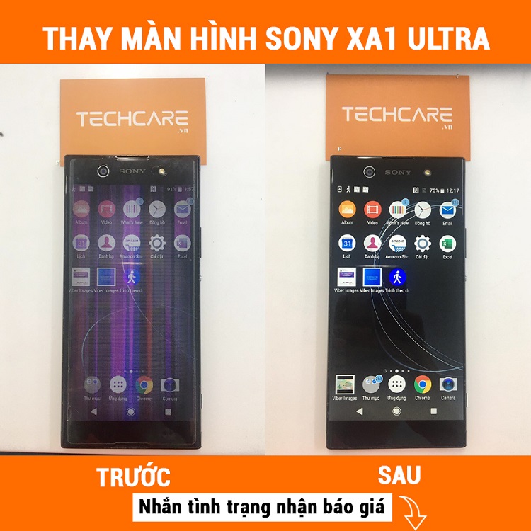 Thay màn hình điện thoại Sony Đà Nẵng tại Techcare