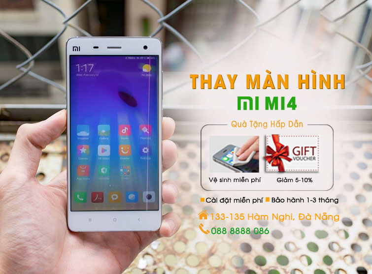Thay màn hình Xiaomi Mi4 Đà Nẵng