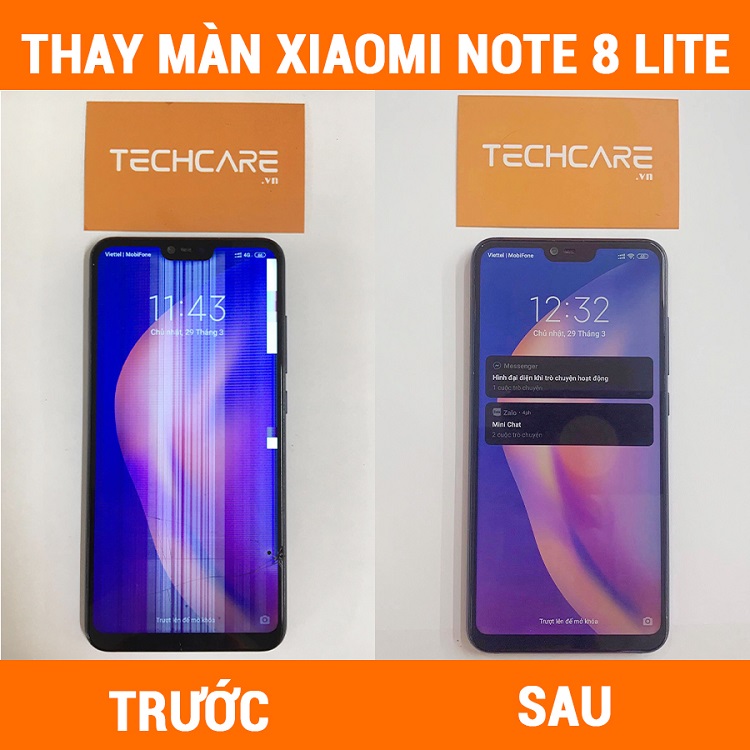Techcare - Dịch vụ thay màn hình Xiaomi tại Đà Nẵng uy tín hàng đầu