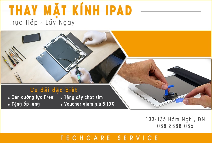 thay mặt kính ipad tại đà nẵng
