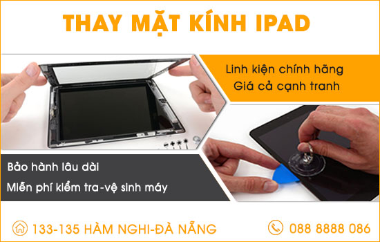 Thay mặt kính Ipad Air 1 tại Techcare