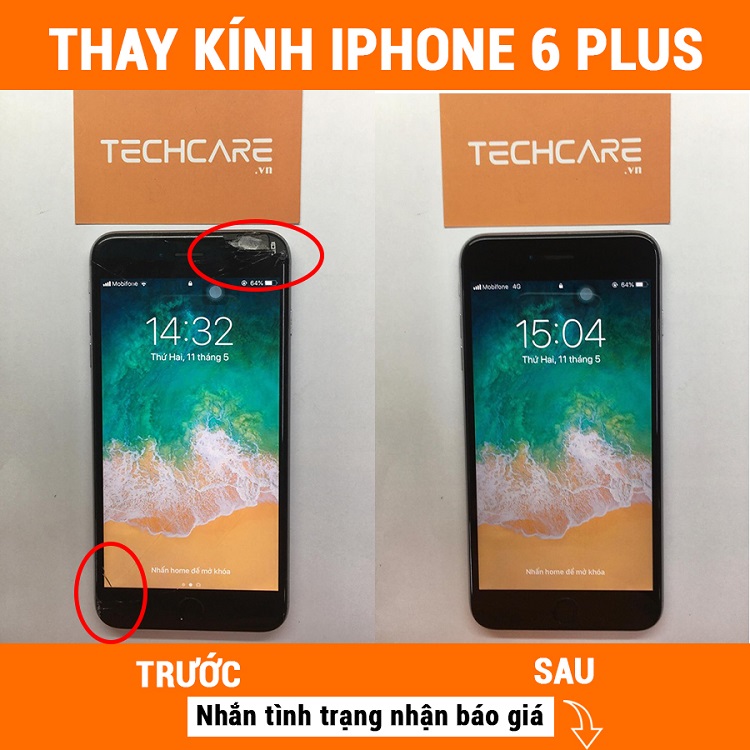 Techcare - Địa chỉ thay mặt kính iPhone chất lượng uy tín nhất tại Đà Nẵng
