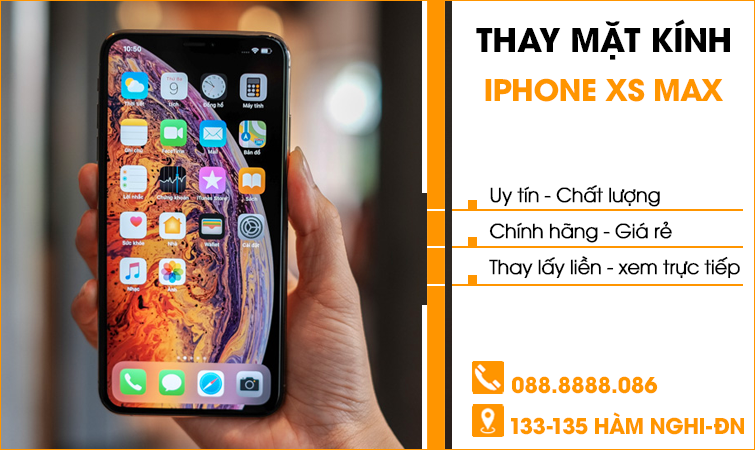 Thay mặt kính Iphone XS Max tại Đà Nẵng