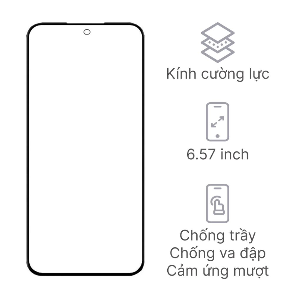 Thay mặt kính Realme 15T 5G