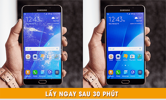 Thay mặt kính Samsung A9 lấy liền