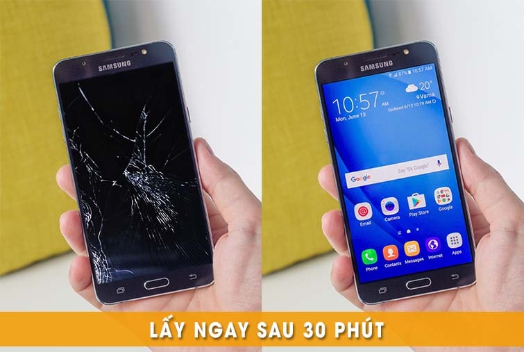 thay mặt kính samsung j7 2016 giá rẻ đà nẵng