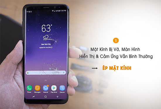Thay màn hình Samsung s8