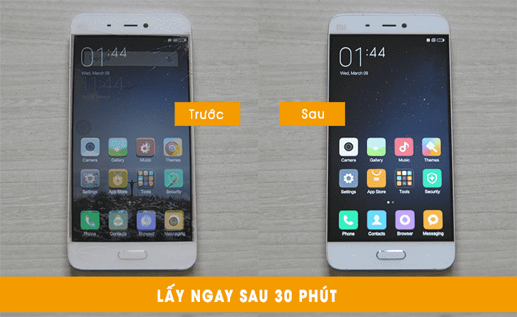 thay mặt kính xiaomi mi 5 giá rẻ đà nẵng