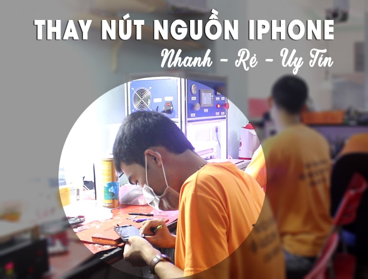 thay nút nguồn iphone tại đà nẵng