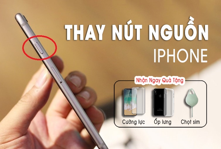 thay nút nguồn iphone tại đà nẵng