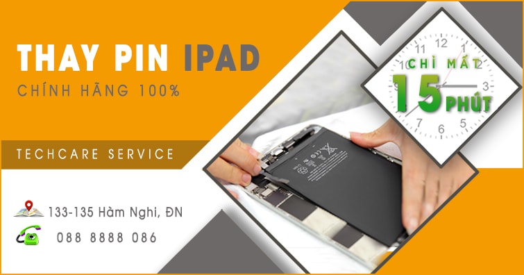 thay pin ipad tại đà nẵng