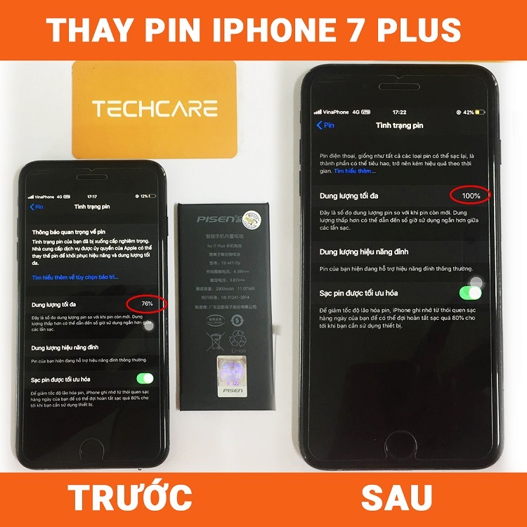 Thay pin iPhone chính hãng giá rẻ tại Đà Nẵng
