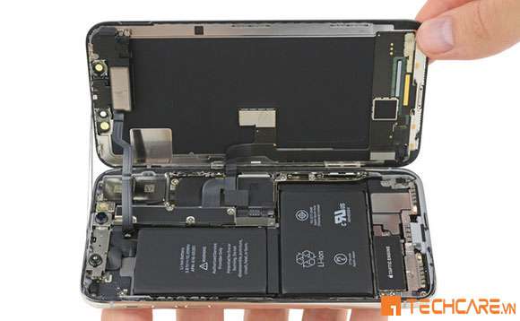 Mẫu pin iPhone X tại Techcare Đà Nẵng