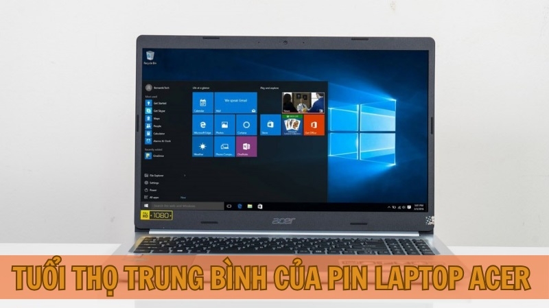 Tuổi thọ trung bình của pin laptop Acer Tuổi thọ trung bình của pin laptop Acer