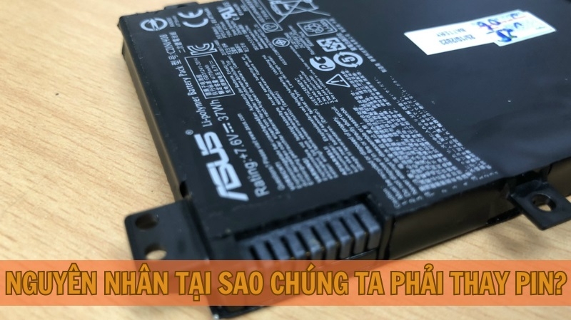 Nguyên nhân gây lỗi pin laptop Asus